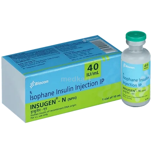 insugen n 40iu vial 10 ml